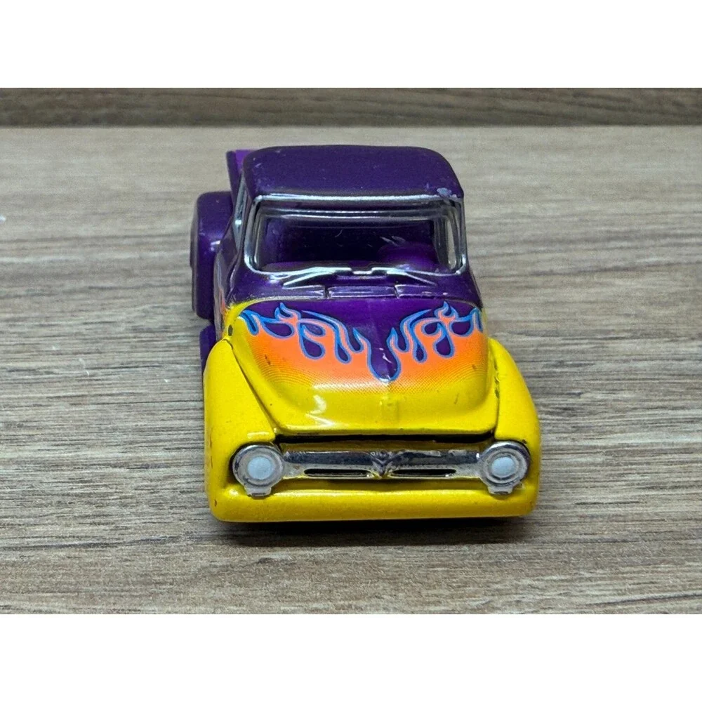 Hot Wheels Collectibles 1999 Black Box 1956 Ford F-100 Pickup Purple w/Flames